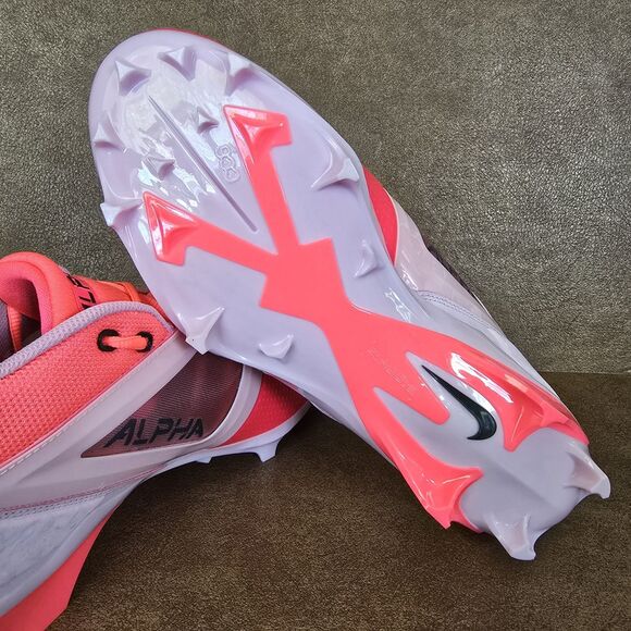Nike Alpha Menace 4 Pro Football Cleats Pink/black Men’s Size 11 New No Box main image 5